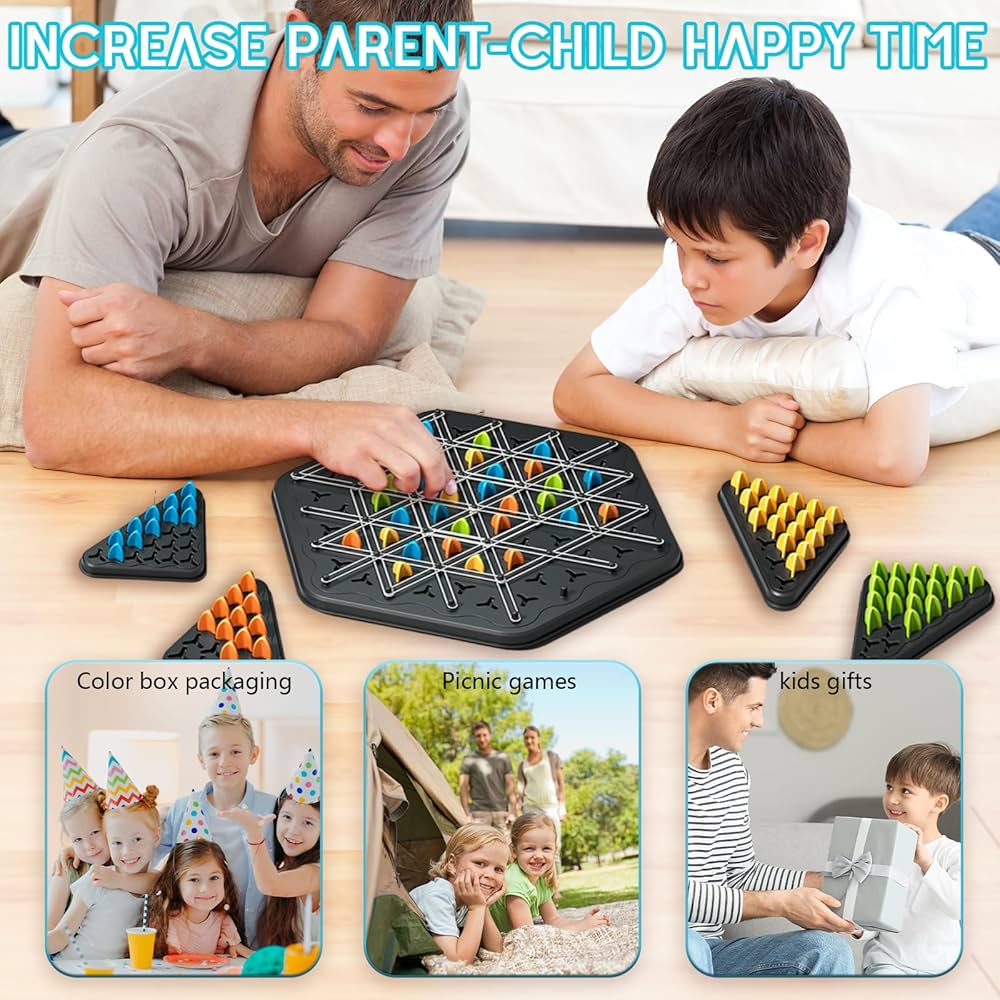 Chain Triangle Chess Rubber Band Game product image 6