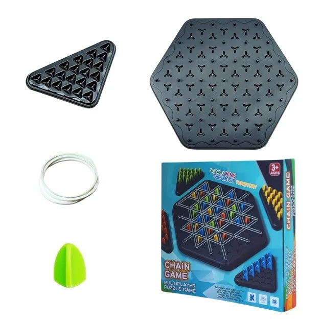 Chain Triangle Chess Rubber Band Game product image 7