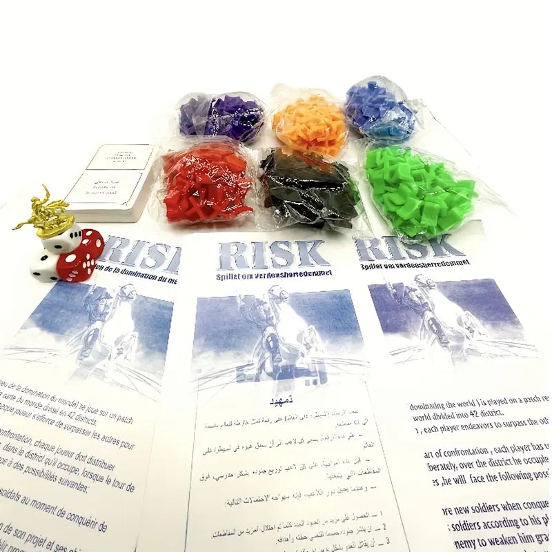 Strategy Conquest Game -Arabic Strategy Board Game – World Domination Edition with New Map & Secret Missions | 2–5 Players Ages 10+ image 5