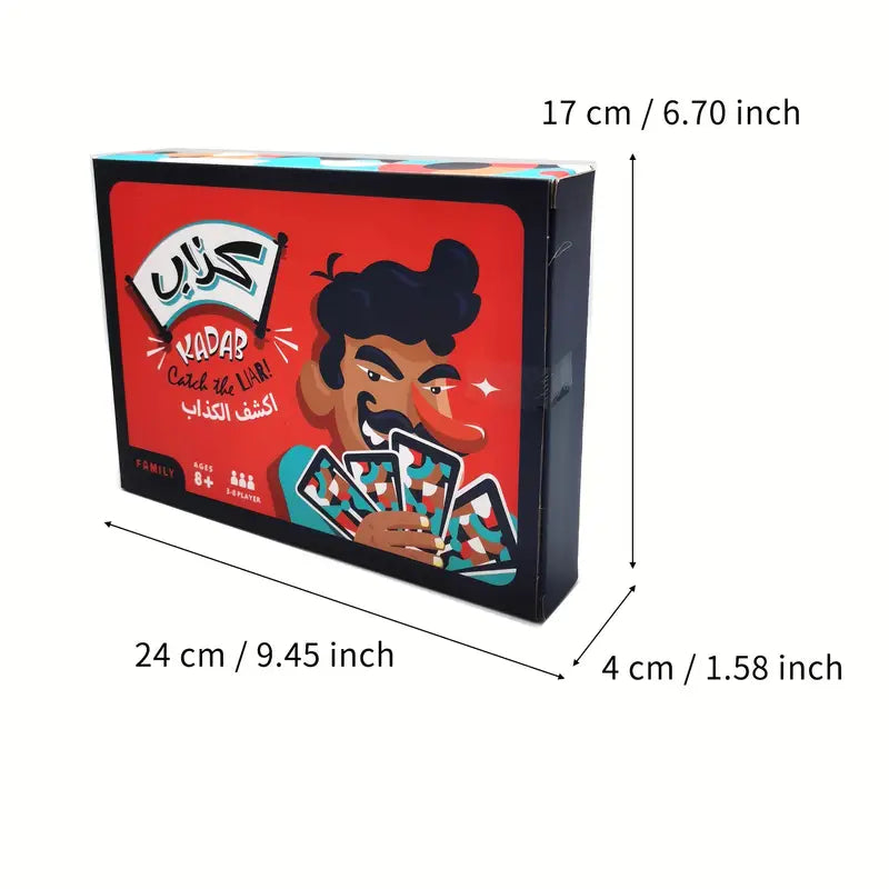 Kadab: Catch The Liar – Arabic & English Family Board Game for 3–8 Players | Strategic, Emotional Intelligence-Based Fun for Ages 8+ image 5