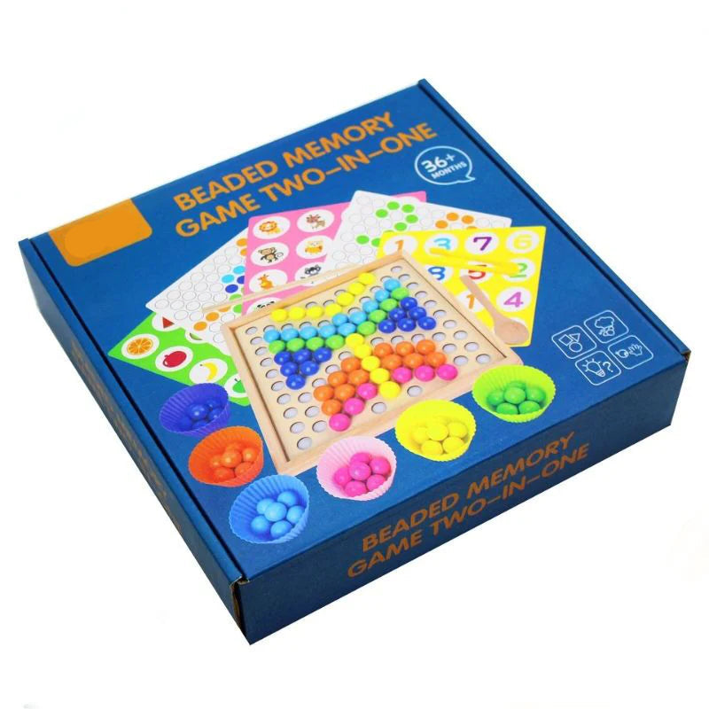 Wooden Beaded Memory Game 2 in 1 product image 2