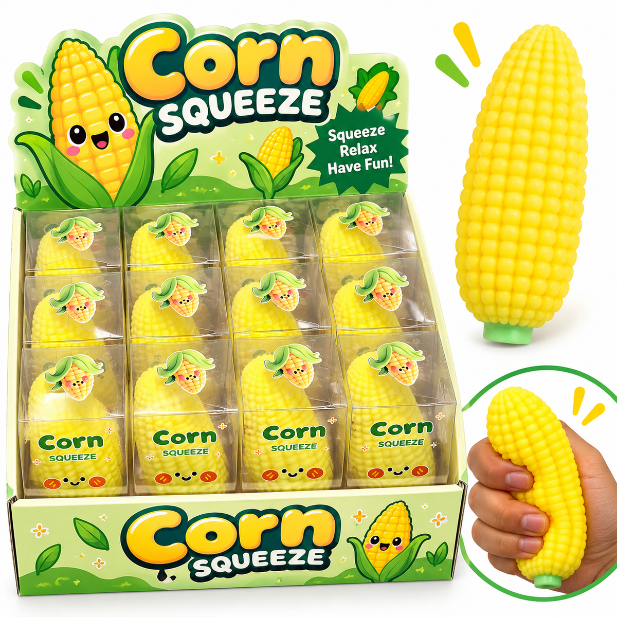 Corn crunchy squishy