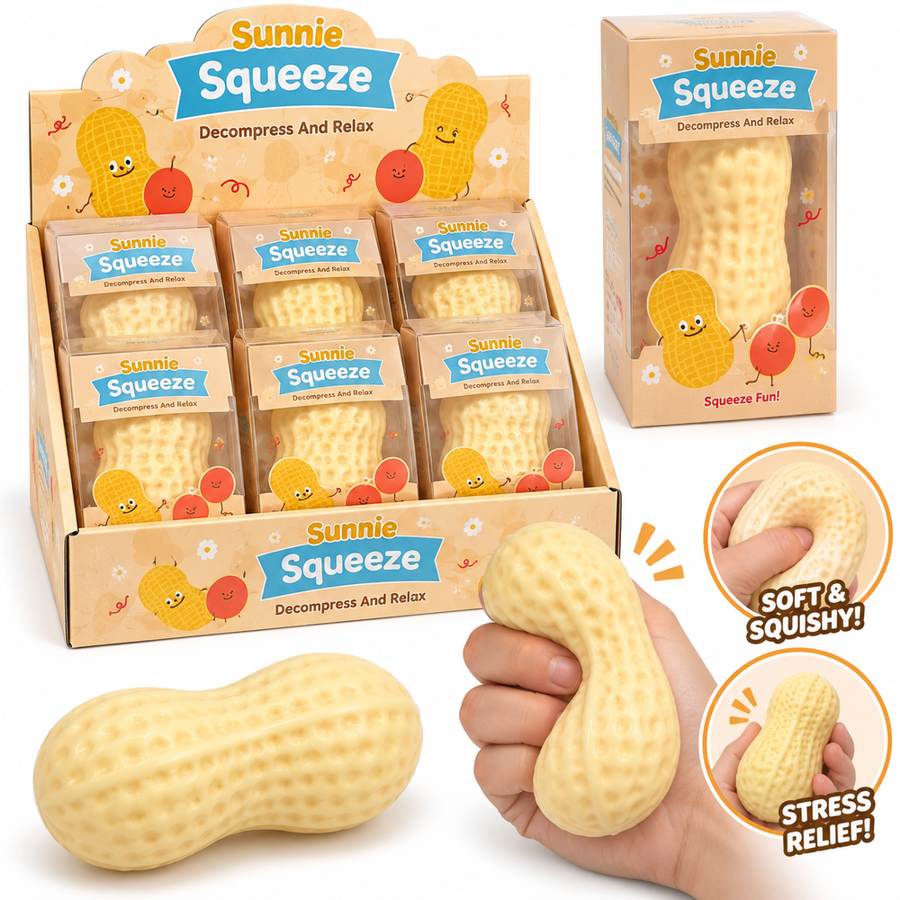 Peanut-Shell Shape Squeeze Toy