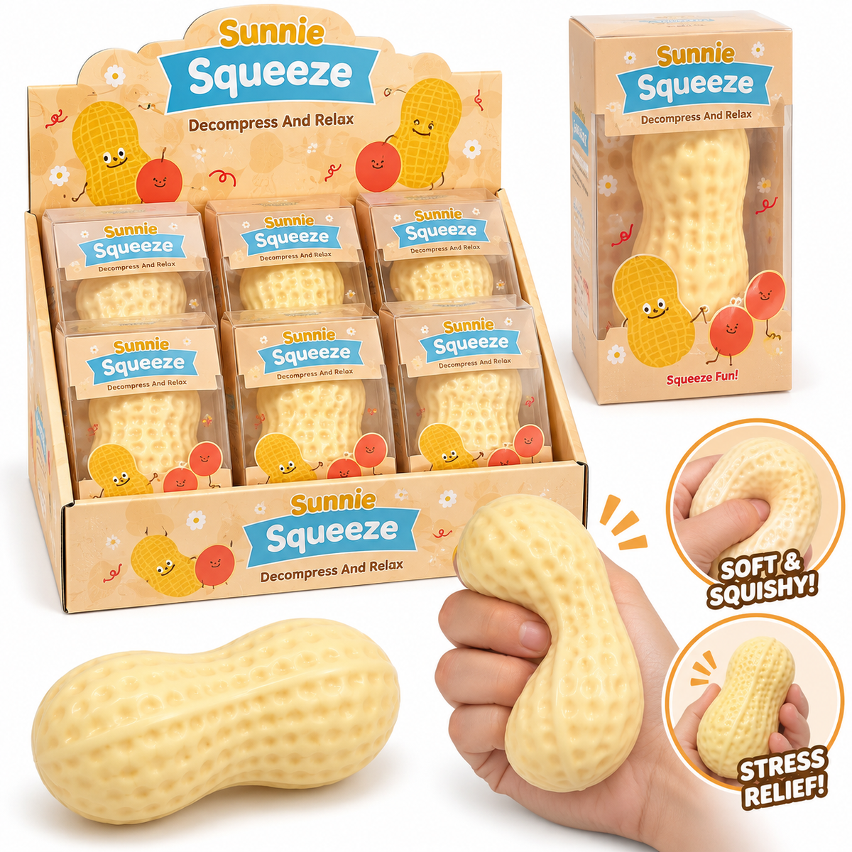 Peanut crunchy squishy