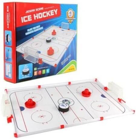 Ice Hockey Tabletop Board Game – Fast‑Action Mini Hockey Rink with Two Sticks & Puck | Family Game Night for 2 Players | 15–30 Min Play image 1