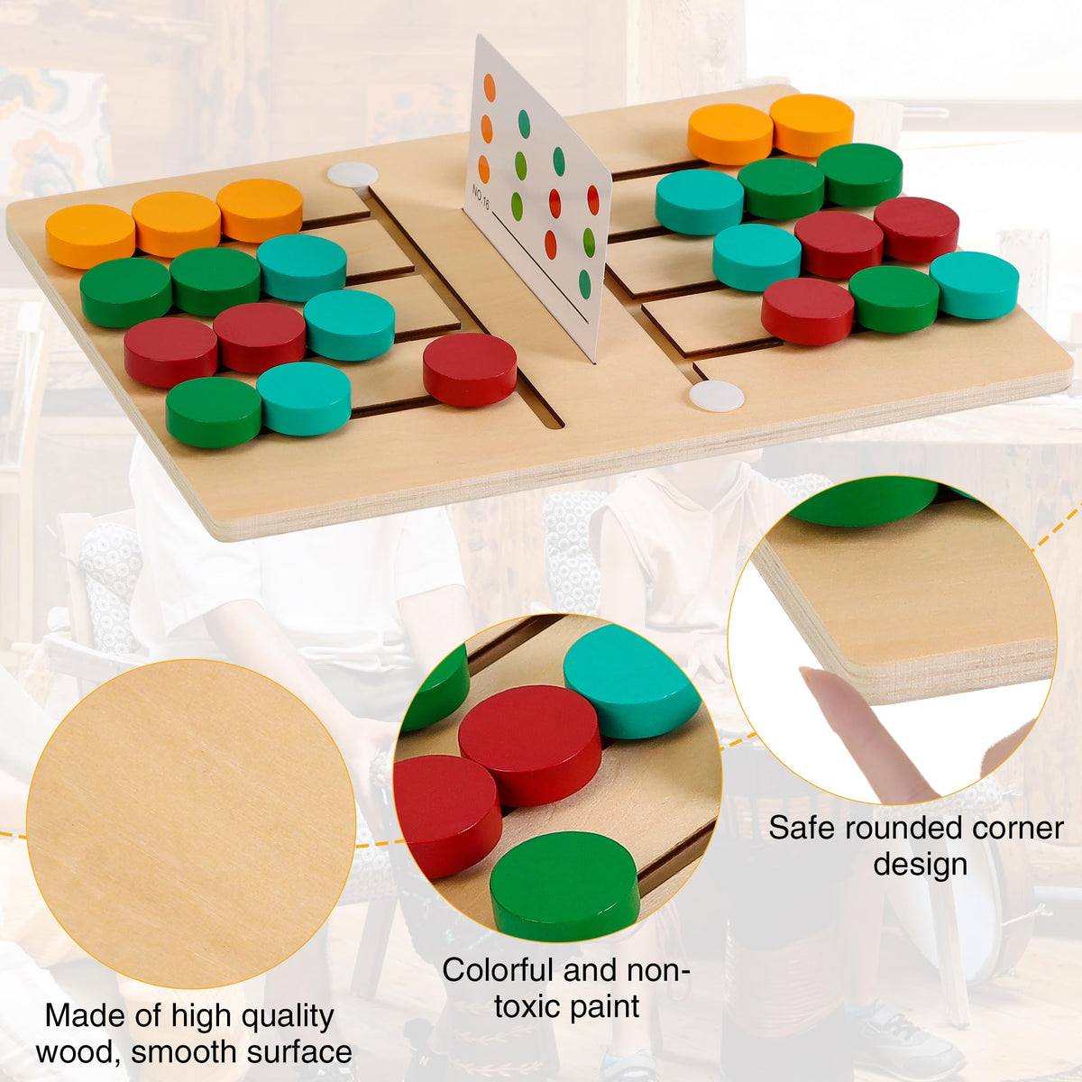 Color Sorting Wooden Toys product image 2