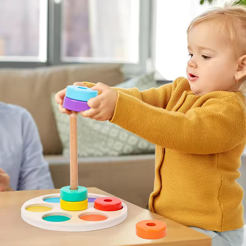 Rainbow Stacking Ring Tower Board product image 2