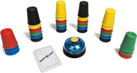 Speed Cup Stacking Game – Interactive Speed Stacking Game for Kids | 20 Colorful BPA-Free Cups, 24 Picture Cards & Bell | Montessori Toy for Ages 3+ | Fast Reaction Family Game image 4