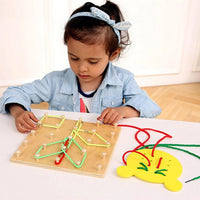 Wooden Geoboard Geometric Mathematics Teaching Tool product image 4