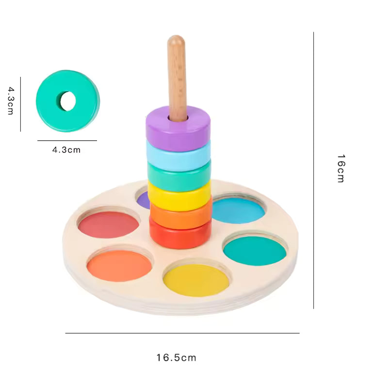 Rainbow Stacking Ring Tower Board product image 6
