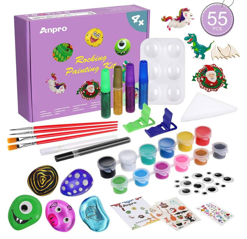 Rock Painting Kit 55 Pcs product image 1