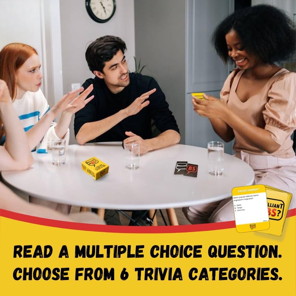 Trivia Bluffing Game? – Trivia Party Game for Know-It-Alls & Big Fat Liars | Bluffing and Trivia for 4–6 Players | Family-Friendly Ages 14+ image 2