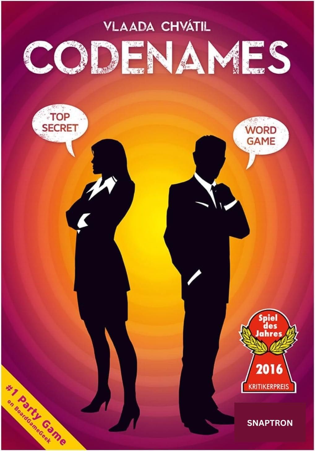 Word Association Game Word Party Game – Spy-Themed Team Game for 2–8+ Players | Fast-Paced Word Association Game for Adults & Kids Ages 10+ | Family Game Night Favorite image 1