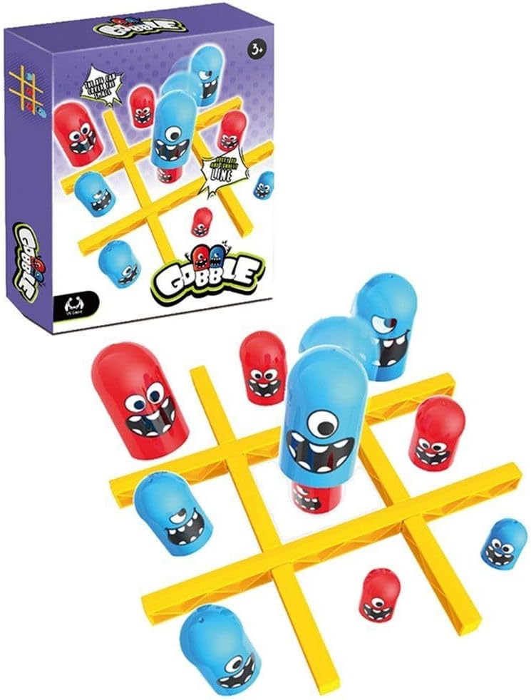 Tic Tac Gobble– Fun Strategy Game with a Wild Twist for Kids & Families image 1