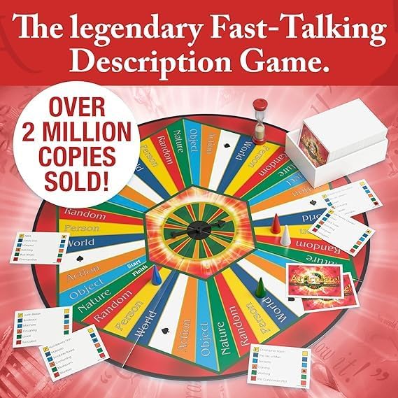 Fast-Talking Word Game! – The Fast-Talking Word Guessing Game | Hilarious Family & Party Board Game | Ages 12+, 4–20+ Players | 500 Cards + Spinner image 8