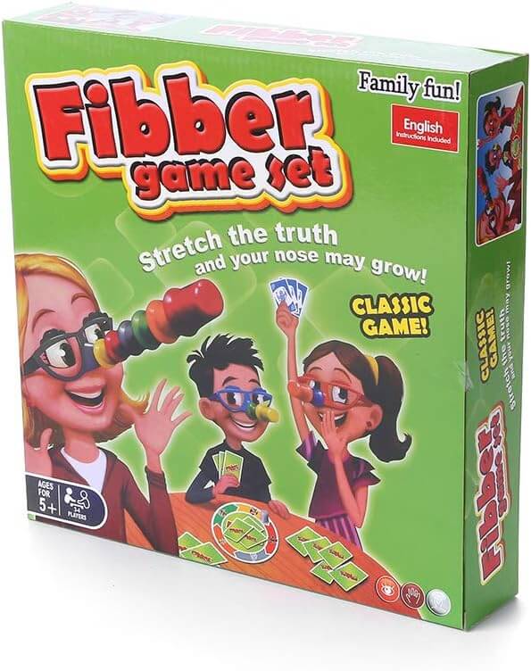 Bluffing Board Game – Bluffing Family Board Game with Hilarious Nose Pieces | Fun Party Game for Kids & Adults | 3–4 Players | Ages 7+