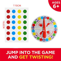 Floor Party Game Game – Classic Floor Party Game for Kids & Adults | Indoor/Outdoor Fun | 2–4 Players | Includes Mat & Spinner | Ages 6+ image 6