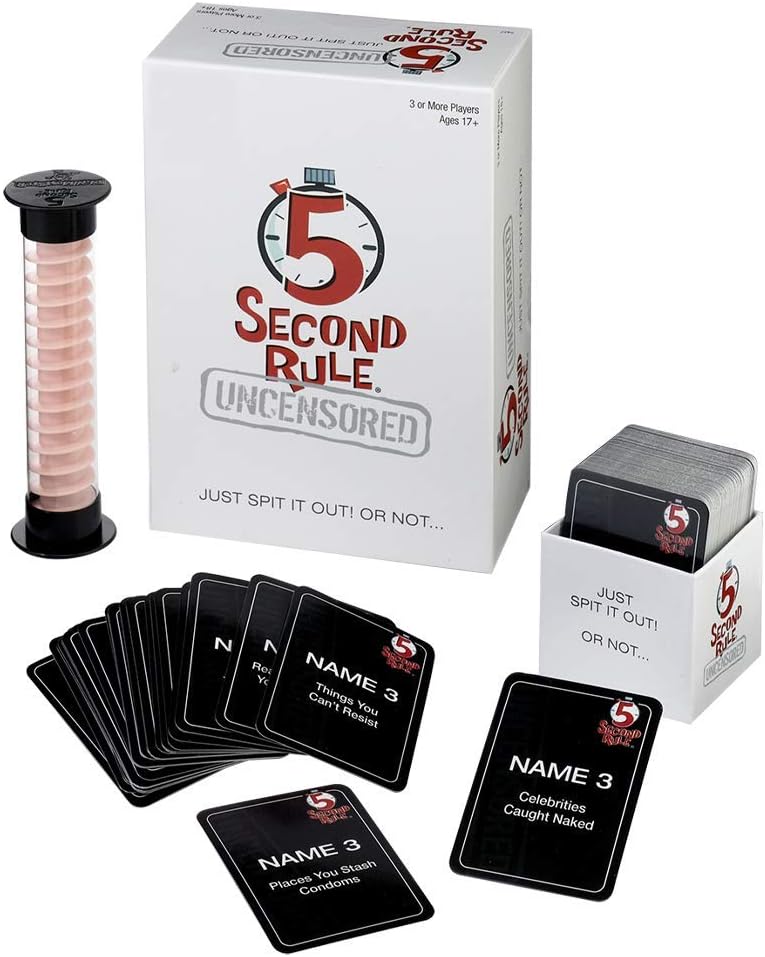 Quick Answer Party Game Uncensored – Hilarious Adult Party Game for 3+ Players | Fast-Paced NSFW Game with Raunchy Prompts & Timer | Ages 17+ image 3