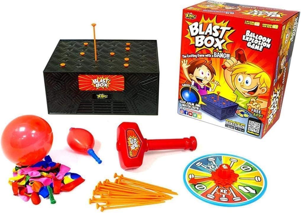 Blast Box – Balloon Explosion Party Game for Kids & Families | Suspenseful Popping Challenge | Ages 6+, Up to 4 Players | Fun Holiday Game image 2