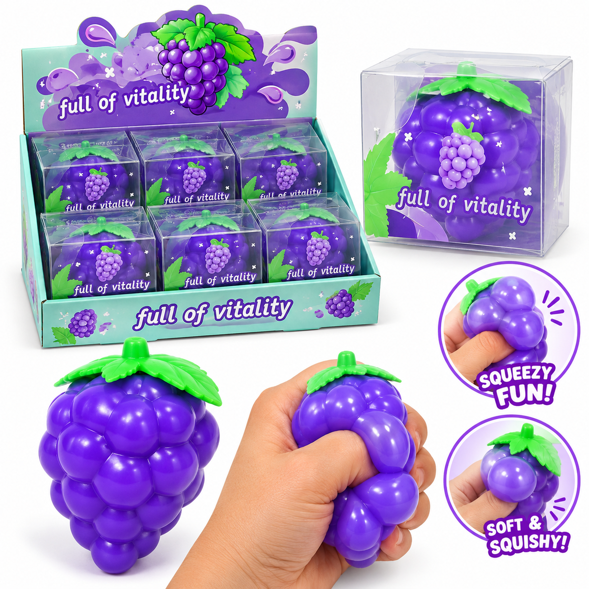 Grape crunchy squishy