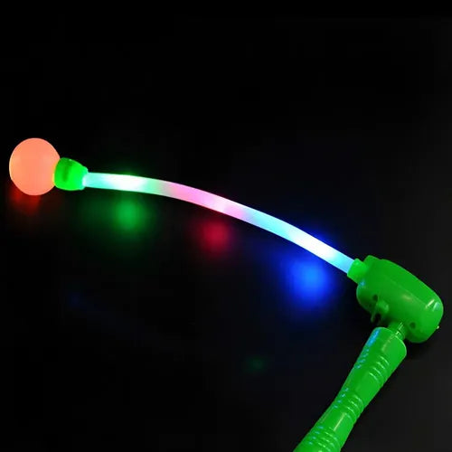 عصا إضاءة LED دوارة مرنة