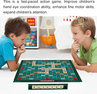 Word Board Game Classic Board Game – Original Crossword Game for Kids & Adults | Word-Building Strategy Game for 2–4 Players | Educational Family Game Night Favorite image 8