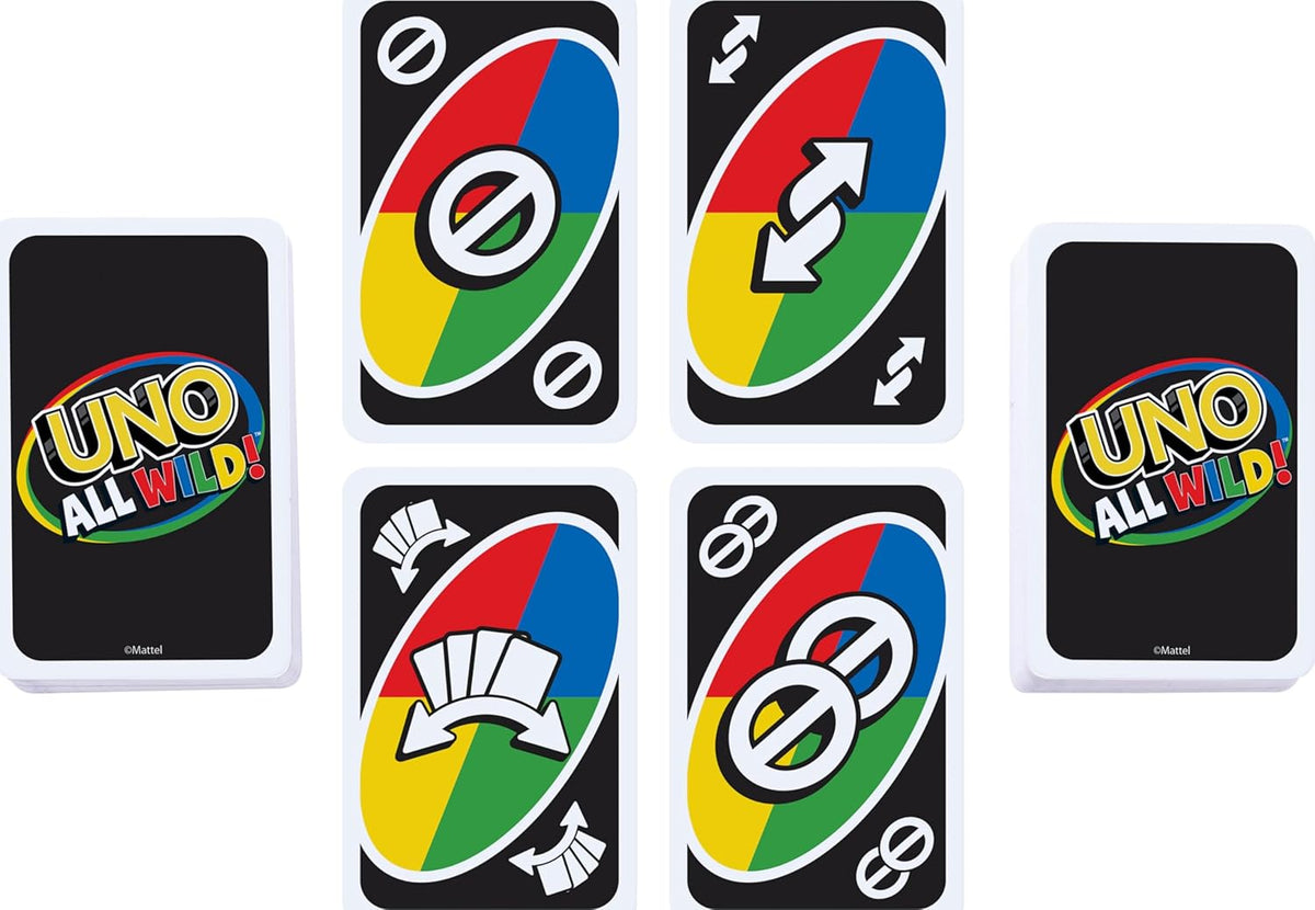 Matching Card Game All Wild Card Game – Fast Family Game with Wild Action Cards, Colorblind-Friendly, For Ages 7+ & 2+ Players image 5