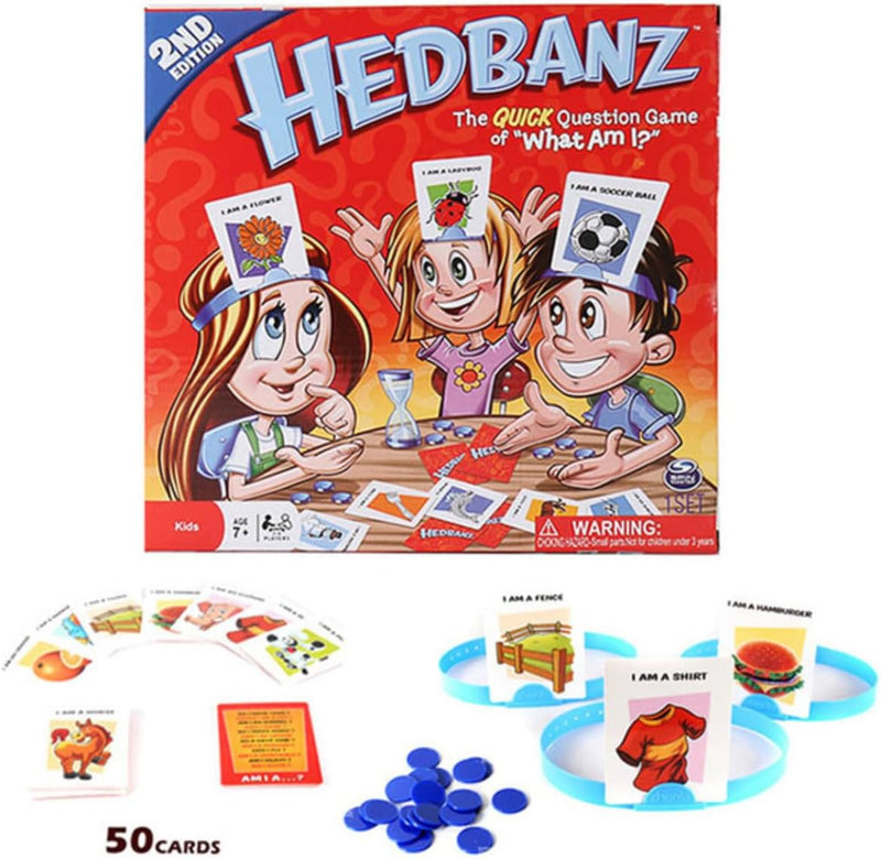 Headband Guessing Game Game – Classic Headband Guessing Game for Kids & Adults | Fast-Paced Family & Party Fun | Ages 6+ | 2–6 Players image 1