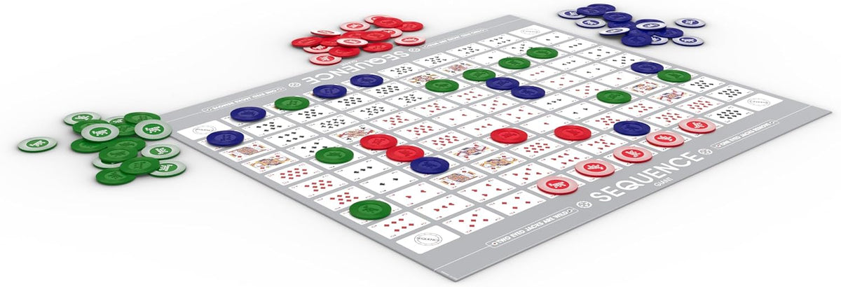 Card & Chip Strategy Game Strategy Board Game – Classic Card & Chip Game for 2–12 Players | Family Game Night Favorite | Ages 7+ | Includes Game Board, Cards & Chips image 3