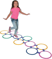 Floor Party Game Hopscotch Indoor Game Set for Kids – Colorful, Foldable, Gym‑Quality Hop & Twist Mat | 1–4 Players | Ages 3+ image 6