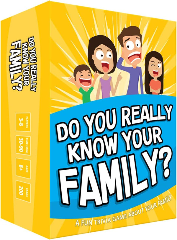 Do You Really Know Your Family? – Hilarious Card Game for Families | Fun Conversation Starter & Challenge Game | Great for Kids, Teens & Adults | Ages 8+, 2+ Players image 1