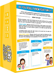 Do You Really Know Your Family? – Hilarious Card Game for Families | Fun Conversation Starter & Challenge Game | Great for Kids, Teens & Adults | Ages 8+, 2+ Players image 6