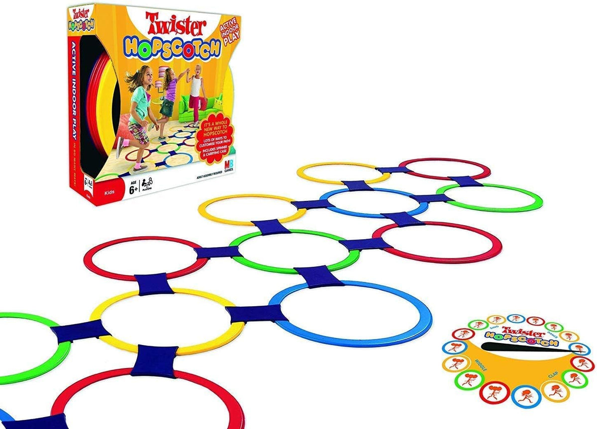 Floor Party Game Hopscotch Indoor Game Set for Kids – Colorful, Foldable, Gym‑Quality Hop & Twist Mat | 1–4 Players | Ages 3+ image 2