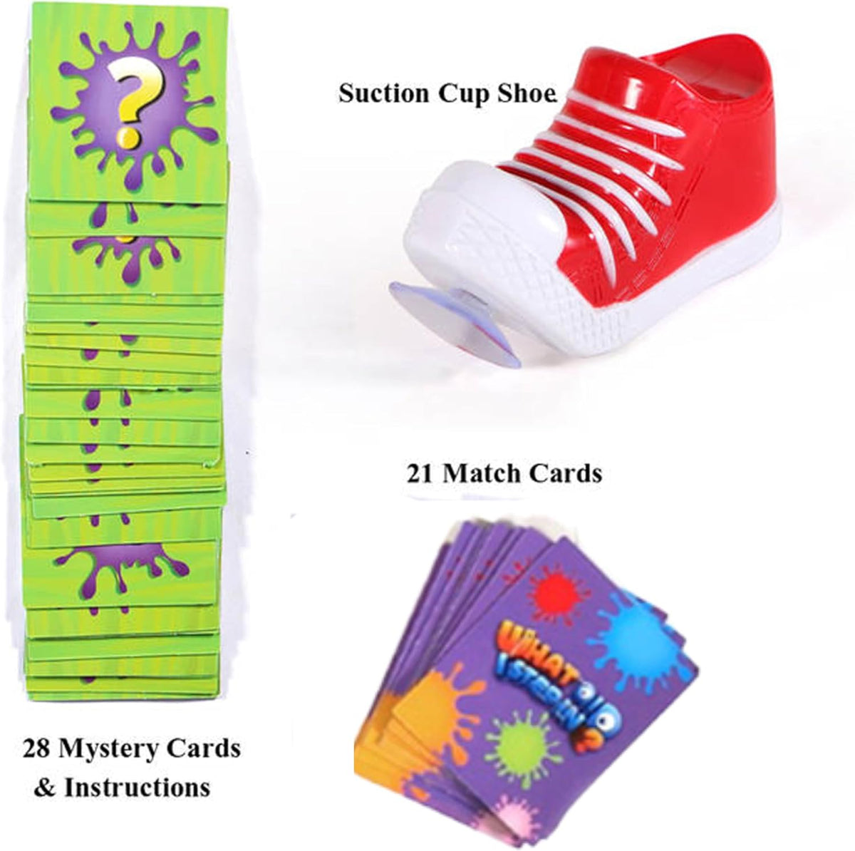 What Did I Step In? – Funny Parent‑Child Matching Game | Step on Cards, Match Pairs with Sneaker Suction Game Toy image 5