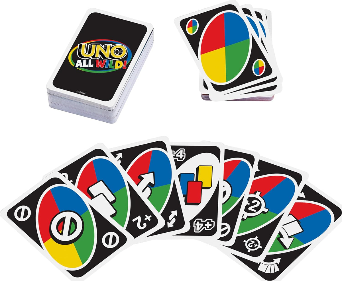 Matching Card Game All Wild Card Game – Fast Family Game with Wild Action Cards, Colorblind-Friendly, For Ages 7+ & 2+ Players image 6
