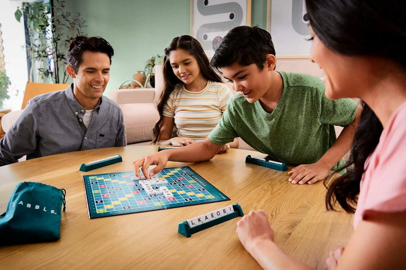 Word Board Game Classic Board Game – Original Crossword Game for Kids & Adults | Word-Building Strategy Game for 2–4 Players | Educational Family Game Night Favorite image 2