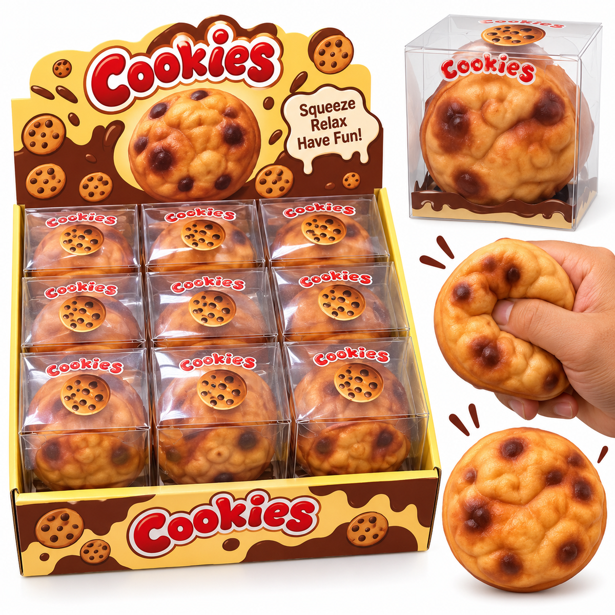 Cookies crunchy squishy