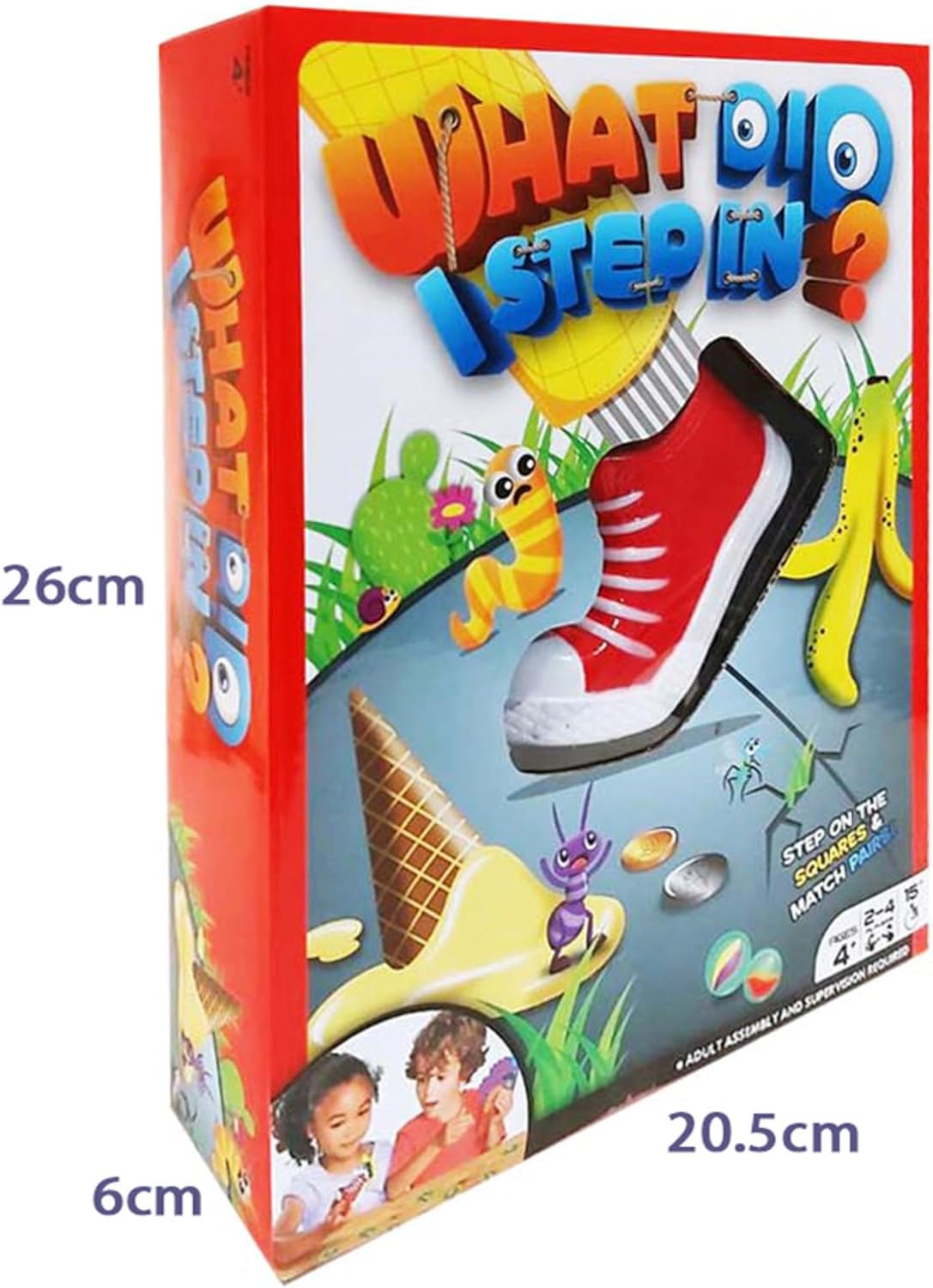 What Did I Step In? – Funny Parent‑Child Matching Game | Step on Cards, Match Pairs with Sneaker Suction Game Toy image 4