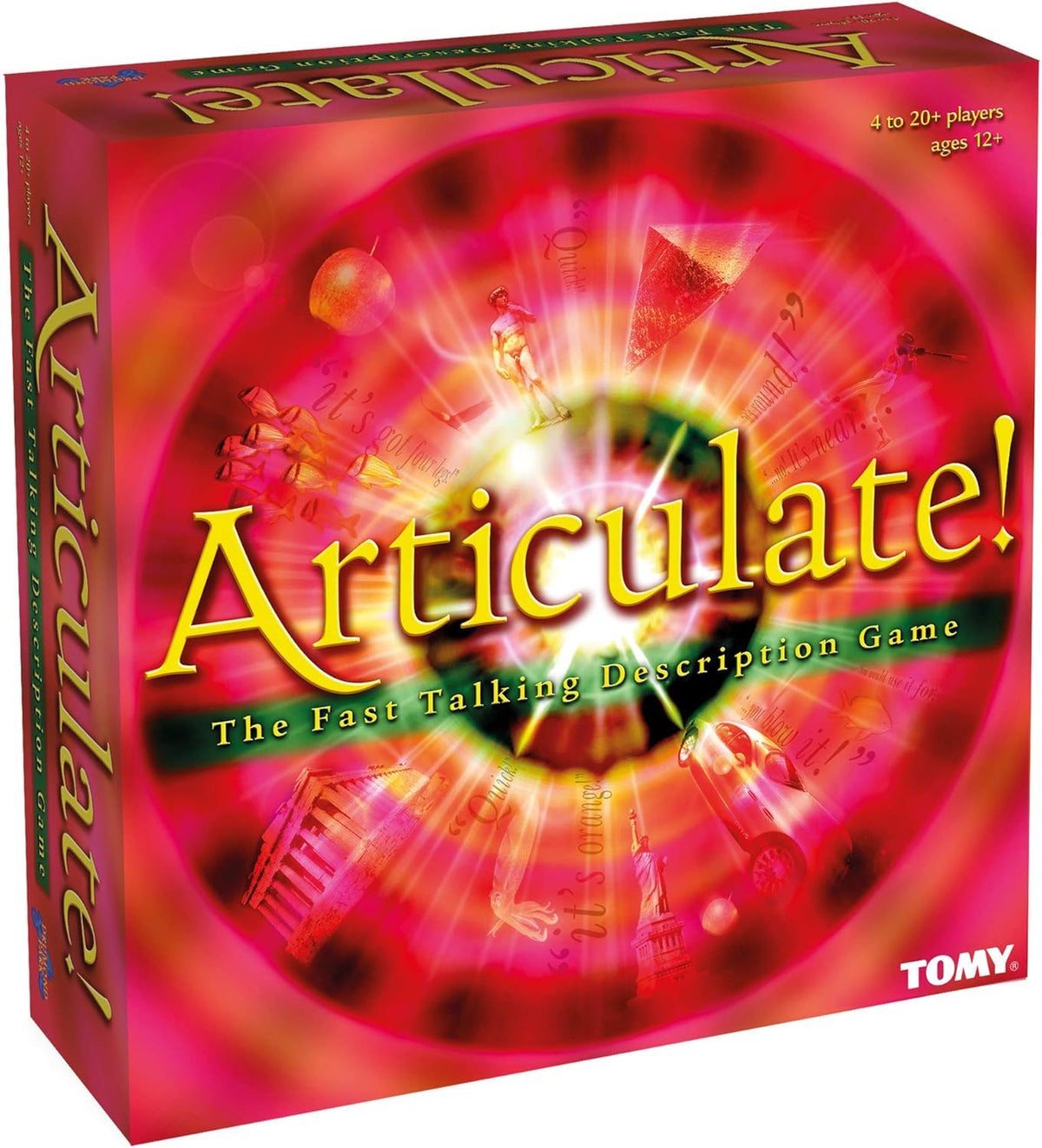 Fast-Talking Word Game! – The Fast-Talking Word Guessing Game | Hilarious Family & Party Board Game | Ages 12+, 4–20+ Players | 500 Cards + Spinner image 7