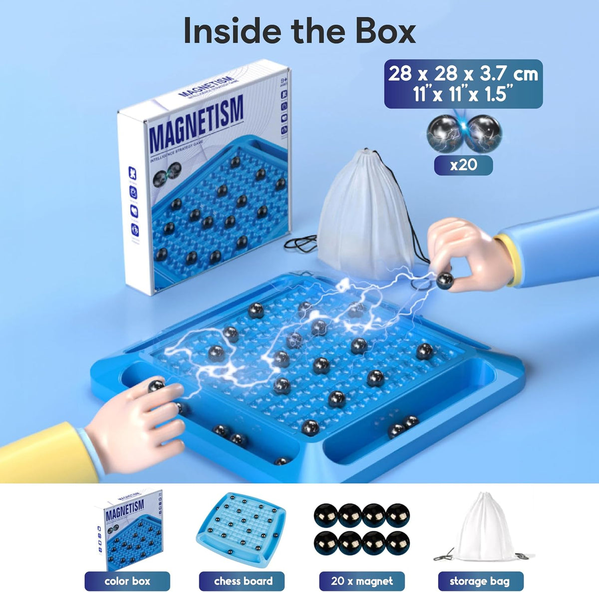 Magnetic Chess Challenge – Strategic Magnetic Game for Kids & Adults image 4