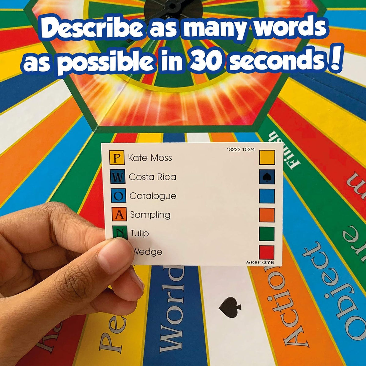 Fast-Talking Word Game! – The Fast-Talking Word Guessing Game | Hilarious Family & Party Board Game | Ages 12+, 4–20+ Players | 500 Cards + Spinner image 2