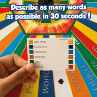 Fast-Talking Word Game! – The Fast-Talking Word Guessing Game | Hilarious Family & Party Board Game | Ages 12+, 4–20+ Players | 500 Cards + Spinner image 2