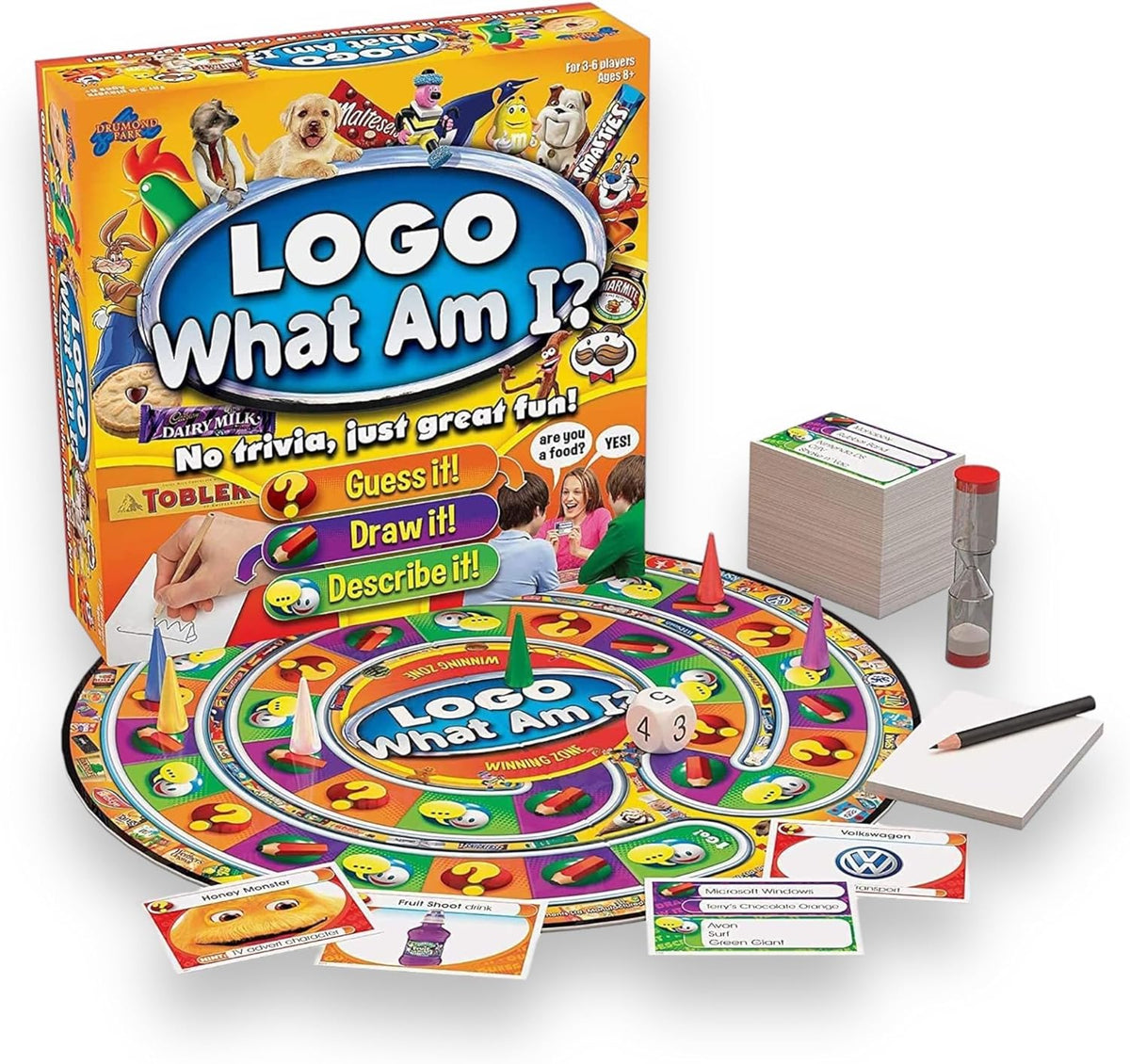 What Am I What Am I? – New Family Board Game for Kids & Adults | Describe, Draw & Guess Famous Brands | Fun Party Game for Ages 8+ image 3