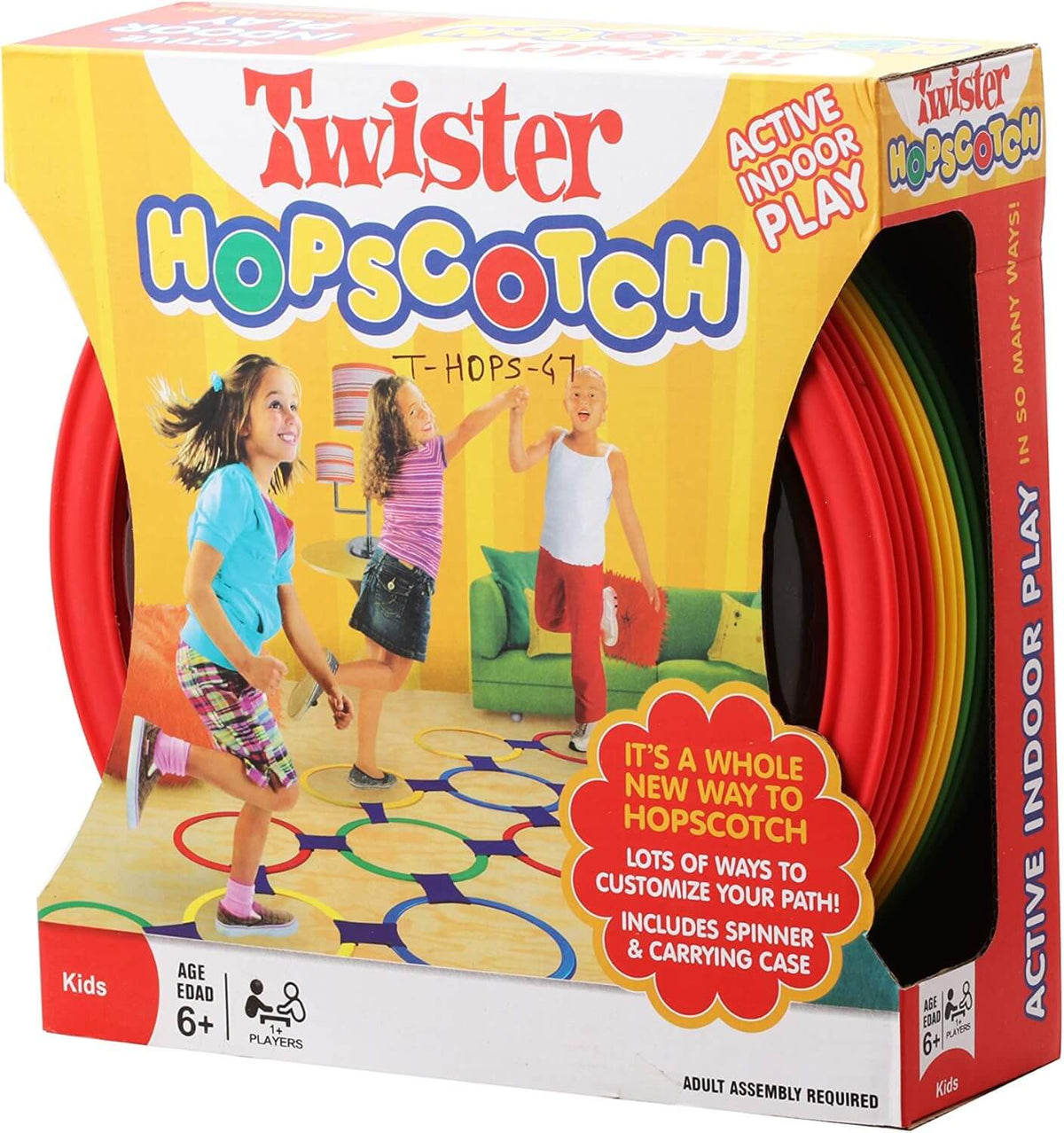 Floor Party Game Hopscotch Indoor Game Set for Kids – Colorful, Foldable, Gym‑Quality Hop & Twist Mat | 1–4 Players | Ages 3+ image 1
