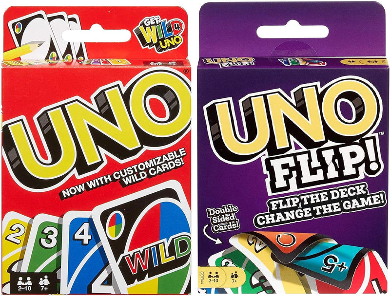 Matching Card Game + Flip Matching Card Game Card Game Bundle – 2-in-1 Classic Family Card Games Set | Fun for Kids & Adults | 2–10 Players | Travel-Friendly image 1