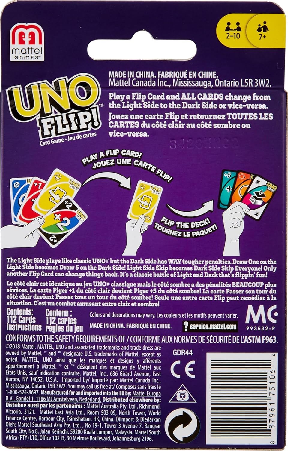 Flip Matching Card Game! Card Game – Double-Sided Deck with Flip Cards, New Action Cards & Colorblind-Friendly Design | Fast Family & Party Game for 2–10 Players image 5