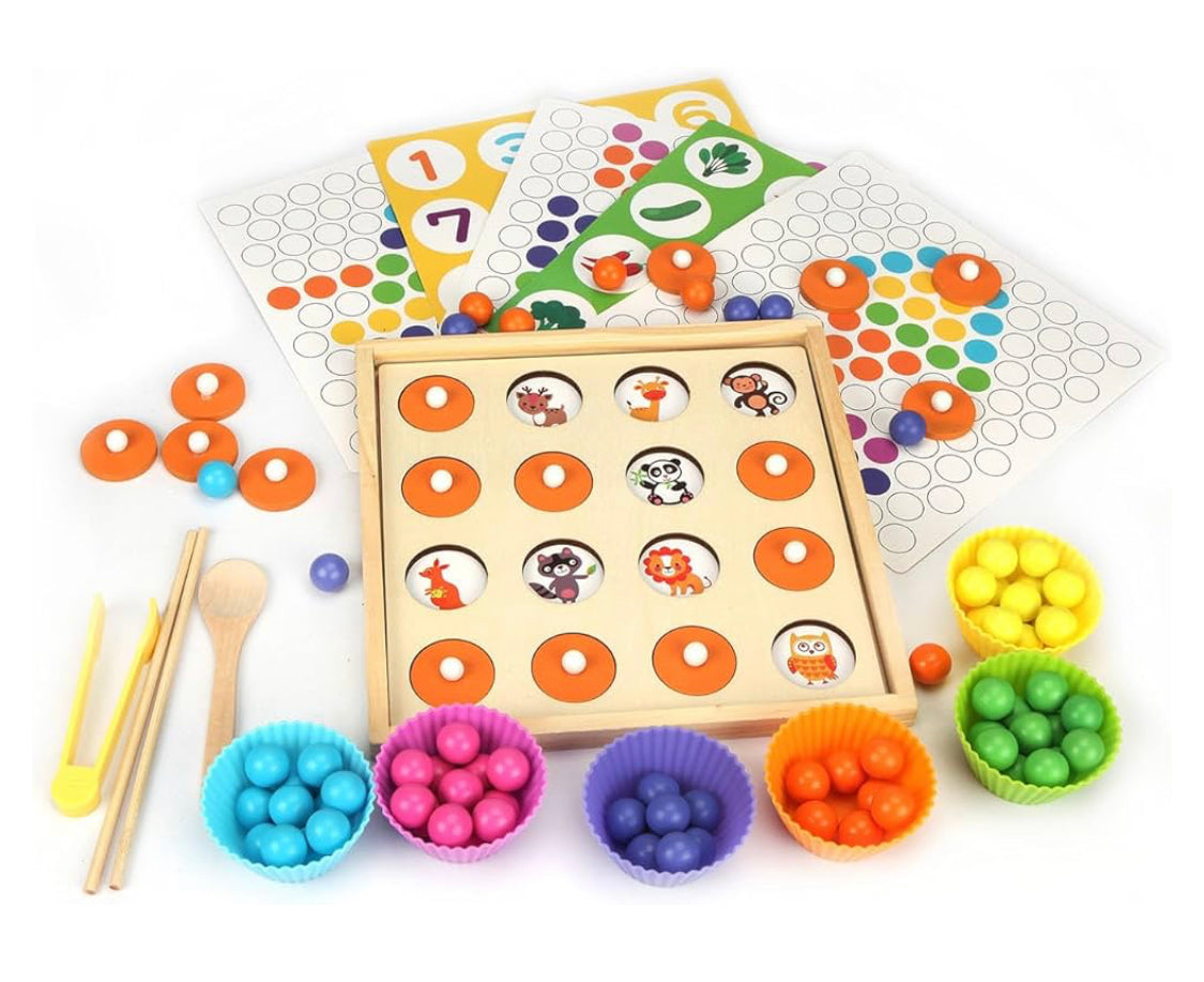 Wooden Beaded Memory Game 2 in 1 product image 6