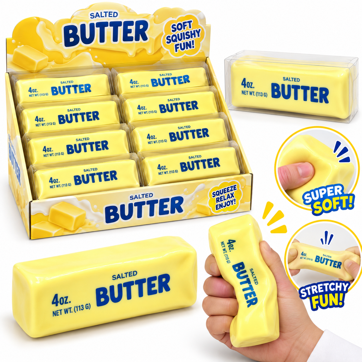 Butter crunchy squishy