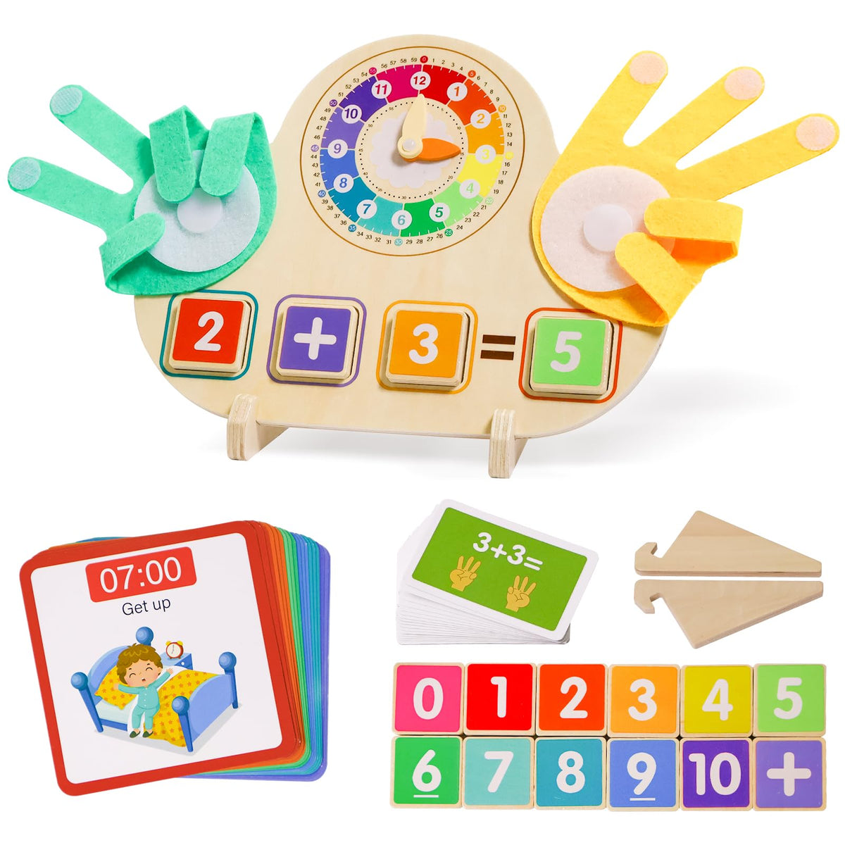 Finger Math & Clock Learning Board product image 5