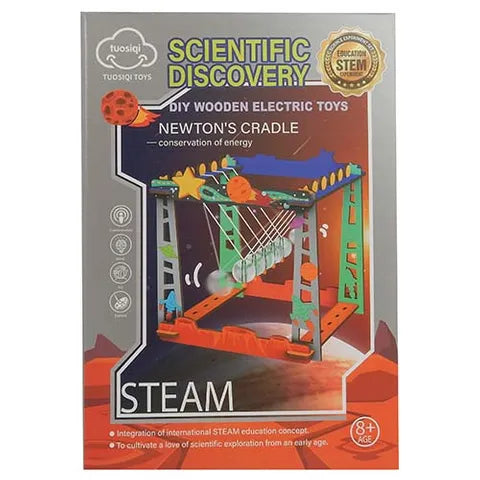 Science Discovery DIY Wooden Newton’s Cradle product image 1